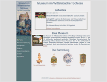 Tablet Screenshot of museum-friedberg.de